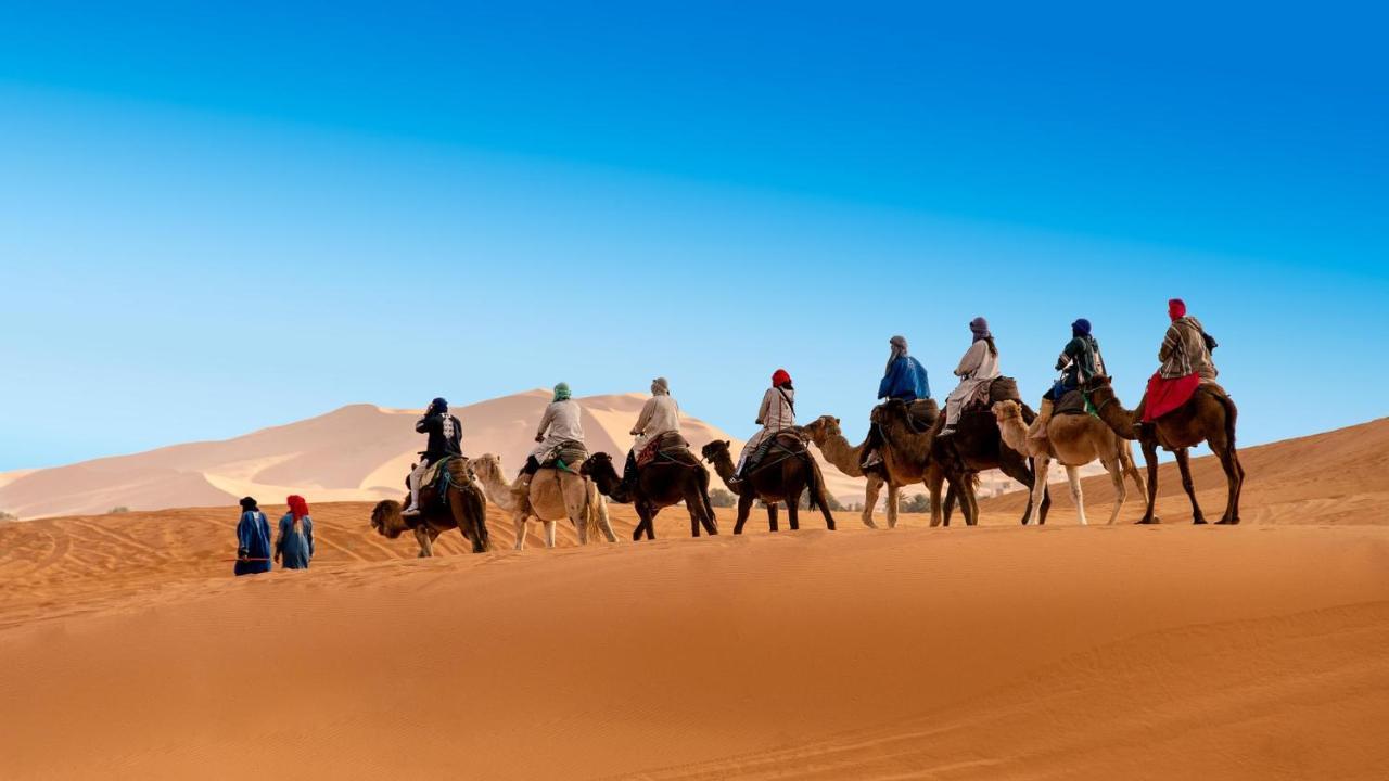 Les Roches Desert Camp مرزوكة المظهر الخارجي الصورة